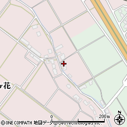 新潟県新発田市竹ヶ花甲周辺の地図