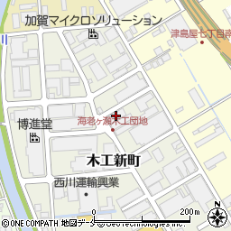 ホクメイ新潟工場周辺の地図