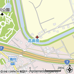 新潟県新潟市北区下大谷内2111-3周辺の地図