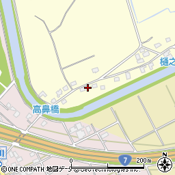 新潟県新潟市北区下大谷内2104周辺の地図