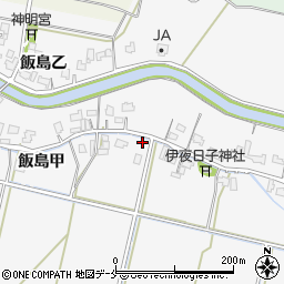 新潟県新発田市飯島甲周辺の地図