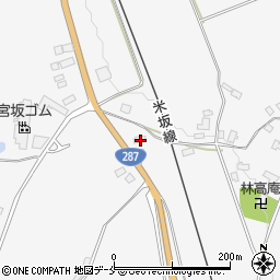 山形県米沢市広幡町成島2133周辺の地図