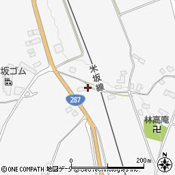 山形県米沢市広幡町成島2107-47周辺の地図