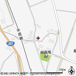 山形県米沢市広幡町成島1670周辺の地図