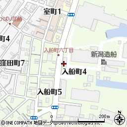 新潟交通株式会社　入船営業所周辺の地図