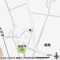 山形県米沢市広幡町成島1781周辺の地図