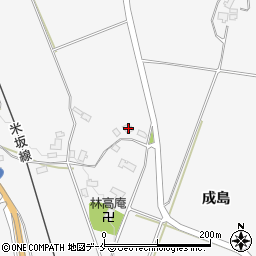 山形県米沢市広幡町成島1780周辺の地図
