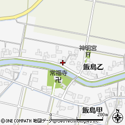 新潟県新発田市飯島乙周辺の地図