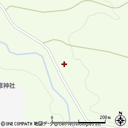 宮城県角田市尾山（山下）周辺の地図