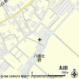 新潟県新潟市北区村新田周辺の地図