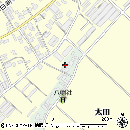 新潟県新潟市北区村新田109周辺の地図