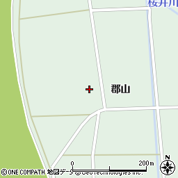 宮城県角田市枝野沼尻周辺の地図