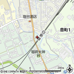 新潟県新発田市荒町372-1周辺の地図