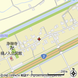 新潟県新潟市北区樋ノ入周辺の地図