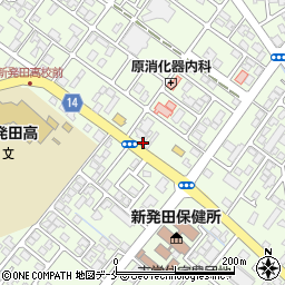 株式会社下越タクシー　配車センター周辺の地図
