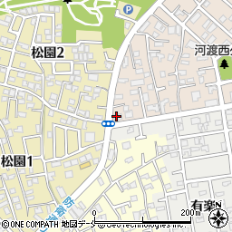 新潟日報ＮＩＣ販売店　ＮＩＣ河渡周辺の地図