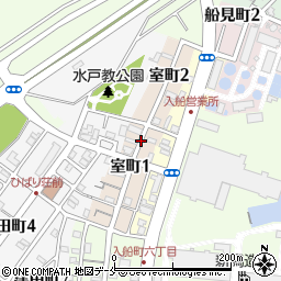 新潟県新潟市中央区室町周辺の地図