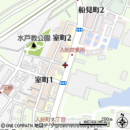 新潟県新潟市中央区山田町周辺の地図