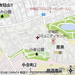 新潟県新潟市東区松和町周辺の地図