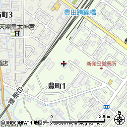 北日本物産新発田周辺の地図