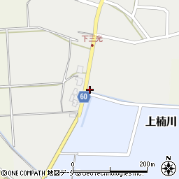 新潟県新発田市下三光114周辺の地図