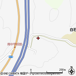 宮城県白石市越河平明堂周辺の地図