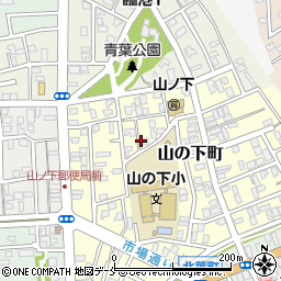 新潟県新潟市東区山の下町周辺の地図