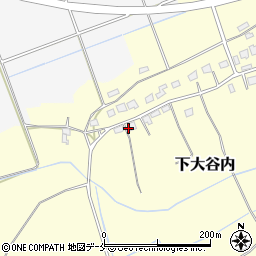 新潟県新潟市北区下大谷内153周辺の地図