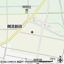 新潟県新発田市則清新田周辺の地図