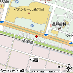 しゃぼんの広場コインランドリー西新発田店周辺の地図