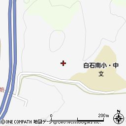 宮城県白石市越河平新田周辺の地図