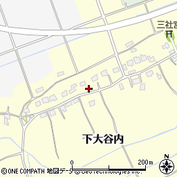 新潟県新潟市北区下大谷内162周辺の地図