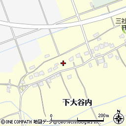 新潟県新潟市北区下大谷内162-2周辺の地図