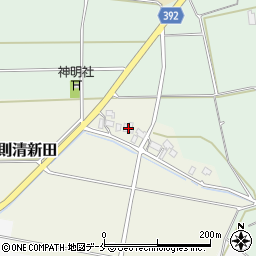 新潟県新発田市則清新田245周辺の地図