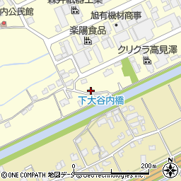 新潟県新潟市北区下大谷内1861-3周辺の地図