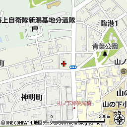 セブンイレブン新潟浜町店周辺の地図