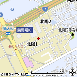 新潟県新潟市北区北陽周辺の地図