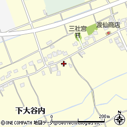 新潟県新潟市北区下大谷内975周辺の地図
