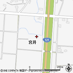 〒992-0041 山形県米沢市塩井町宮井の地図
