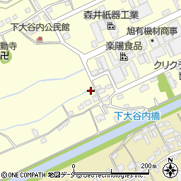 新潟県新潟市北区下大谷内1880周辺の地図
