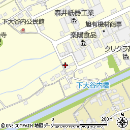新潟県新潟市北区下大谷内1877周辺の地図