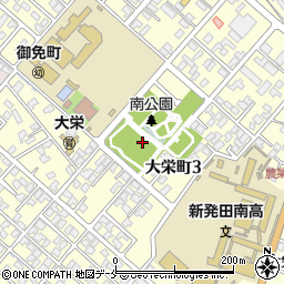 新発田市　第七区地域ふれあいルーム周辺の地図