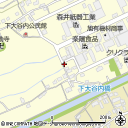 新潟県新潟市北区下大谷内1218周辺の地図