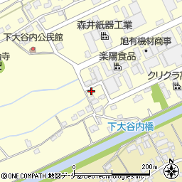 新潟県新潟市北区下大谷内1218-3周辺の地図