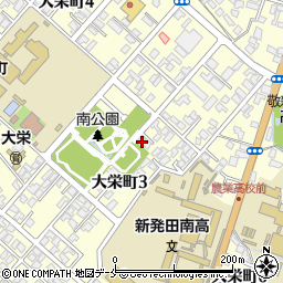新潟県新発田市大栄町周辺の地図