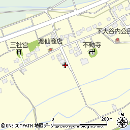 新潟県新潟市北区下大谷内198周辺の地図