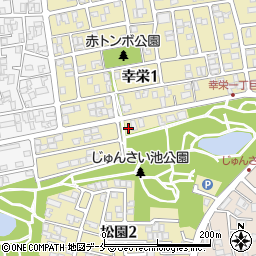 新潟県新潟市東区幸栄1丁目12-5周辺の地図