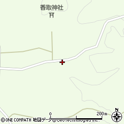 宮城県角田市尾山引田88周辺の地図