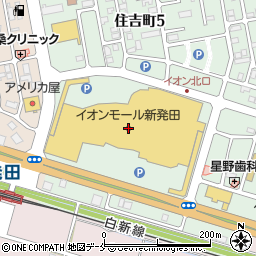 イオンモール新発田周辺の地図
