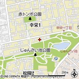 新潟県新潟市東区幸栄1丁目12周辺の地図